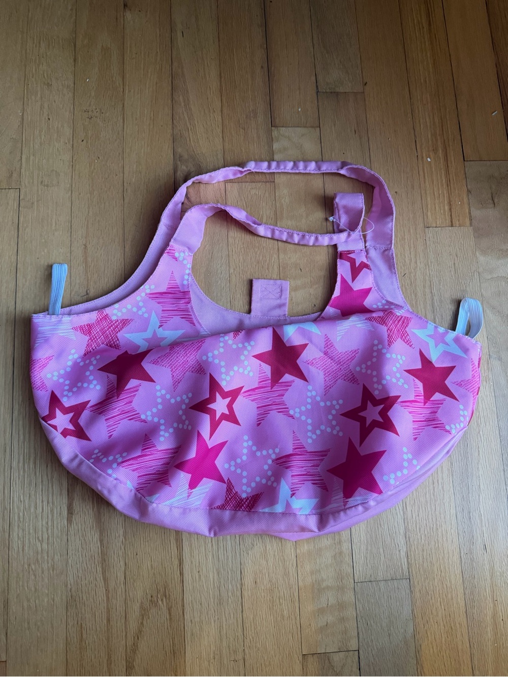 Pink Star-Print Kids Dress-Up Apron